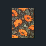 Toile Poppies Art Nouveau<br><div class="desc">Des pavots Art Nouveau.</div>
