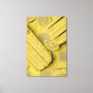 Toile popsicle à cône de crème glacée jaune