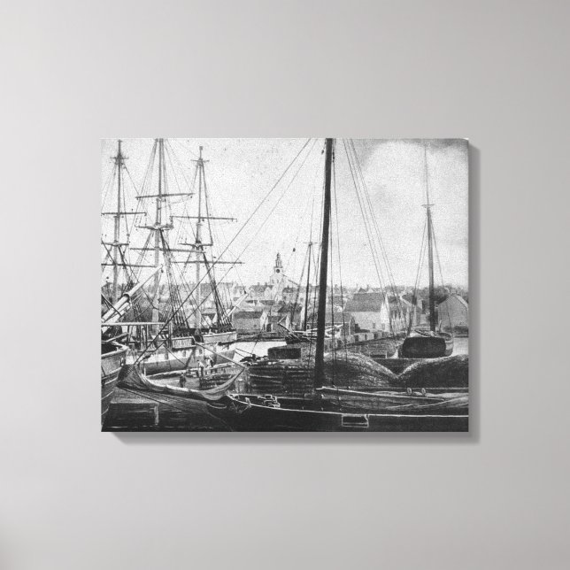 Toile Port baleinier, New Bedford (Recto)