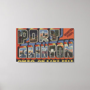 Toile Port Clinton, Ohio - Lac Érié