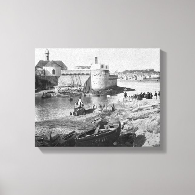 Toile Port, Concarneau (Recto)