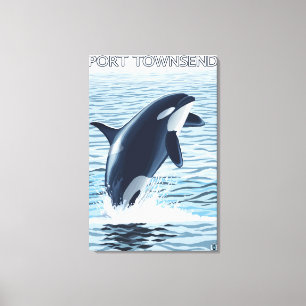 Toile Port Townsend, sauter de WashingtonOrca