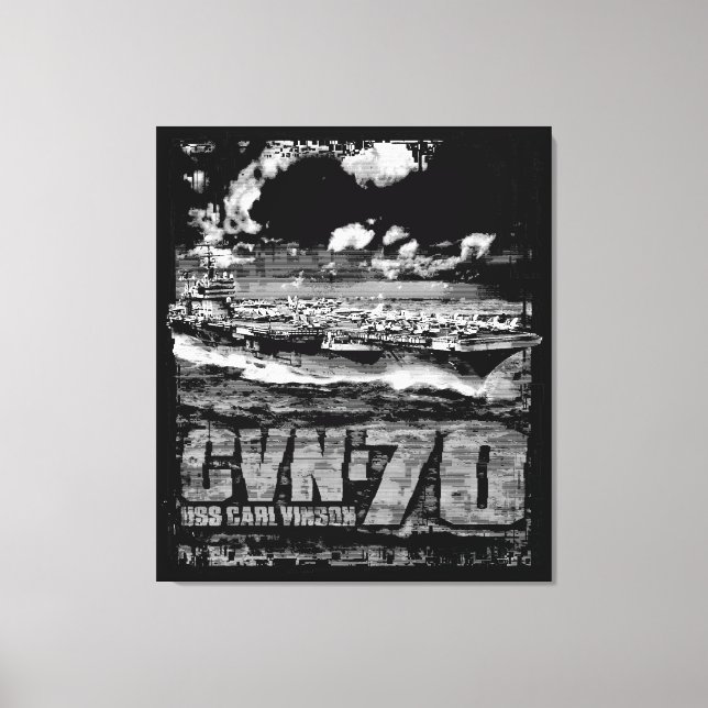 Toile Porte-avions Carl Vinson (Recto)