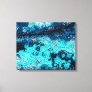 Toile Porte bleue