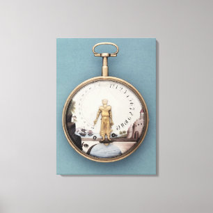 Toile Porte-bras-en-l'air en or