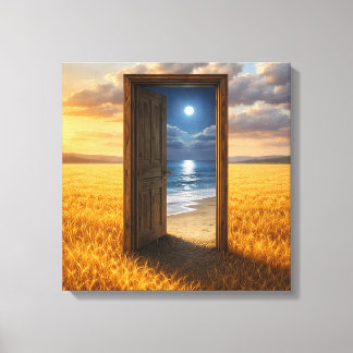 Toile Porte dans le Blé