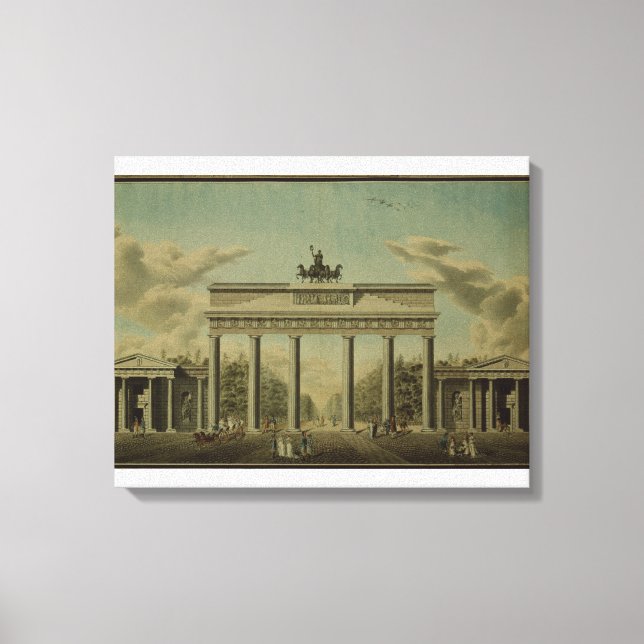 Toile Porte de Brandebourg, 1812 (Recto)