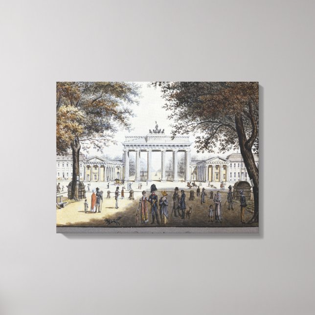 Toile Porte de Brandebourg, Berlin (Recto)