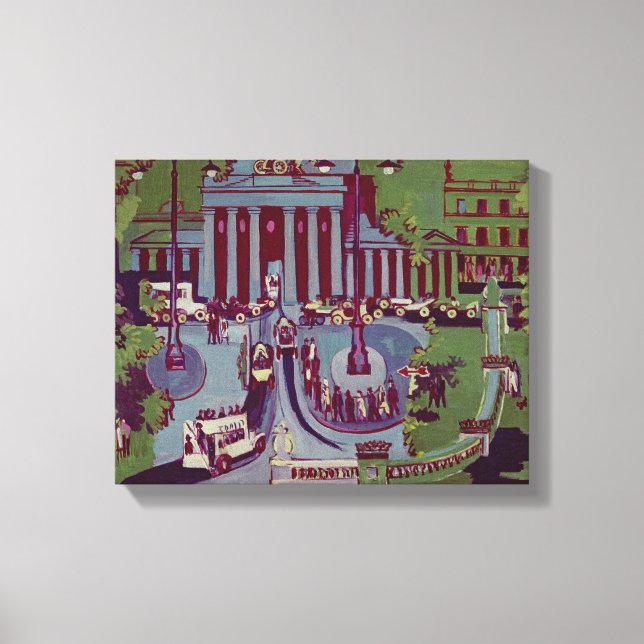 Toile Porte de Brandebourg, Berlin, 1929 (Recto)