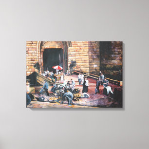 Toile Porte d'or de Damas, Vieux Jérusalem