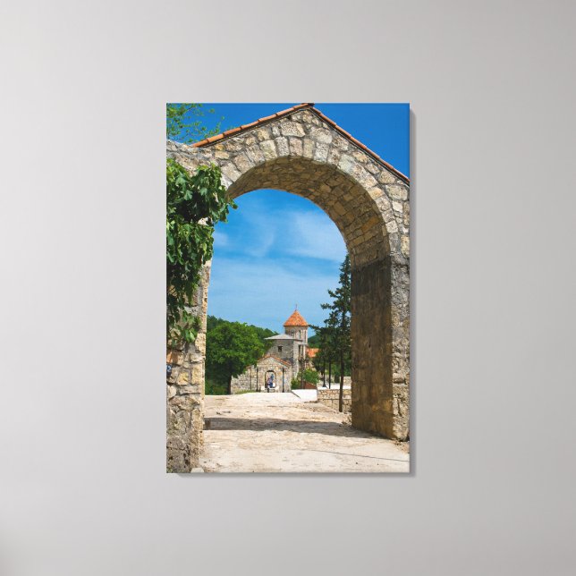 Toile Porte du monastère de Motsameta (Recto)