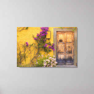 Toile Porte en bois