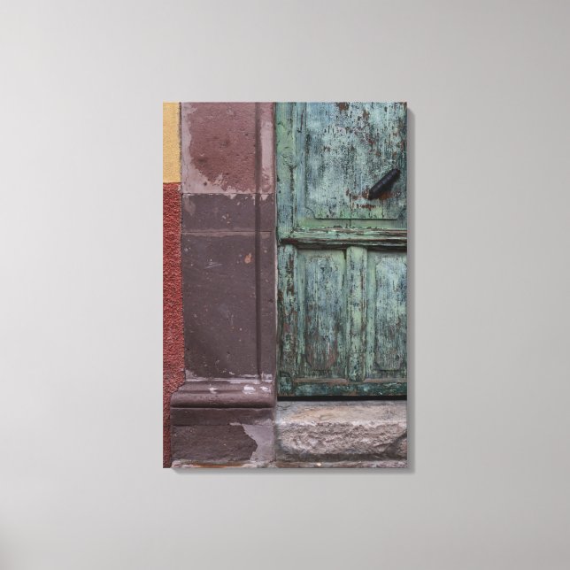 Toile Porte en bois Abstrait (Recto)