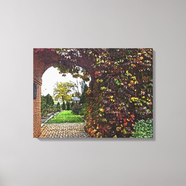 TOILE PORTE EN BRIQUE ARCHIVÉE/VINE MUR EN BRIQUE COUVER (Recto)