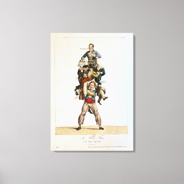 Toile Porter ou, Le fardeau imposant, c.1820 (Recto)