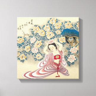 Toile Porter une fleur dans la tête