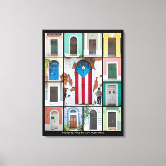 Toile Portes du Vieux San Juan 2