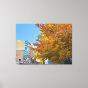 Toile Portland Cityscape en automne