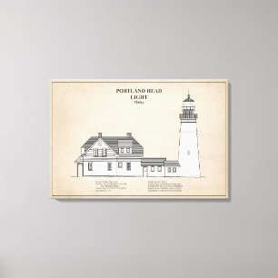 Toile Portland Head Lighthouse - Maine - SBD