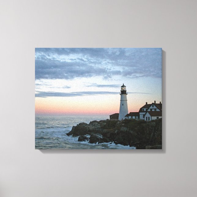 Toile Portland Head Lighthouse Wall Art Canvas (Recto)