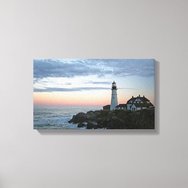 Toile Portland Head Lighthouse Wall Art Canvas (Recto)