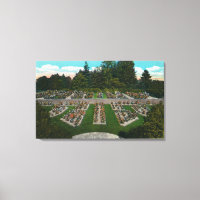 Portland, OregonVue des jardins d'essais Roses