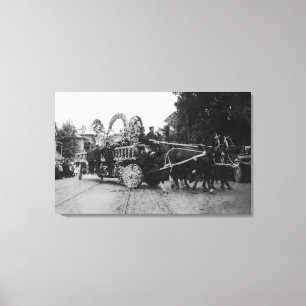 Toile Portland, OU Festival Rose Chevaux de parade