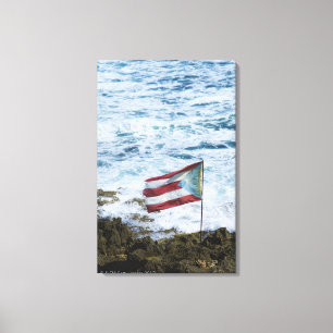 Toile Porto Rico, Vieux San Juan, drapeau de Puerto rice
