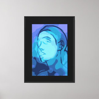 Toile portrait abstrait