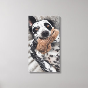 Toile Portrait animalier de votre chien
