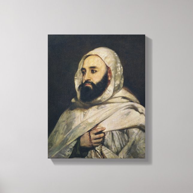 Toile Portrait d'Abd el-Kader (Recto)
