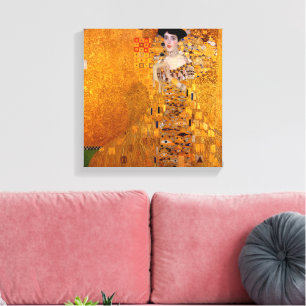 Toile Portrait d'Adele Bloch-Bauer I par Klimt