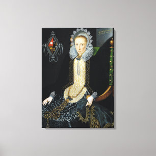 Toile Portrait d'Adriana van Nesse, 1611