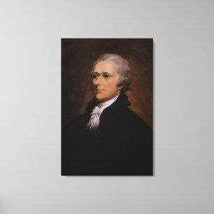 Toile Portrait d'Alexander Hamilton par John Trumbull