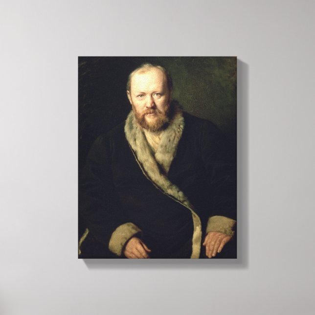 Toile Portrait d'Alexandre Ostrovski 1871 (Recto)