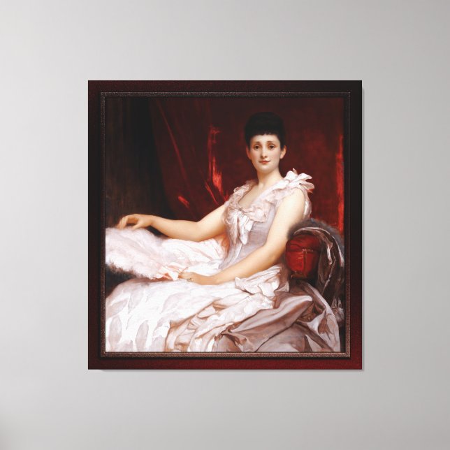 Toile Portrait D'Amy Augusta, Lady Coleridge (Recto)