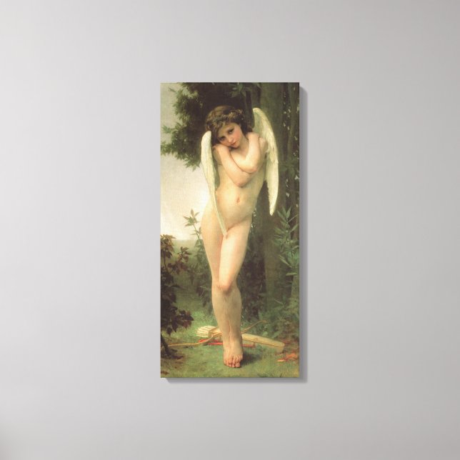Toile Portrait d'ange de Cupid (Cupidon) par Bouguereau (Recto)
