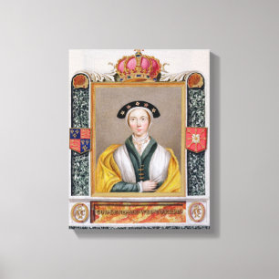 Toile Portrait d'Anne de Cleves (1515-57) 4e Reine de