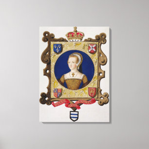 Toile Portrait de 1512-48) 6èmes reines de Catherine