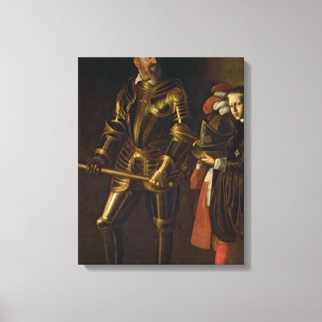 Toile Portrait de Alof de Wignacourt, Grand Maître de (Recto)