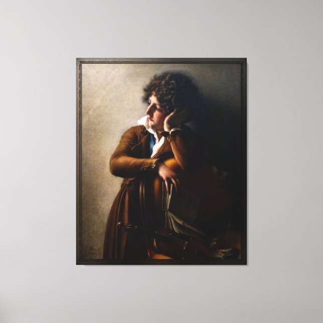 Toile Portrait de Benoît-Agnes Trioson (Recto)