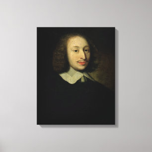 Toile Portrait de Blaise Pascal