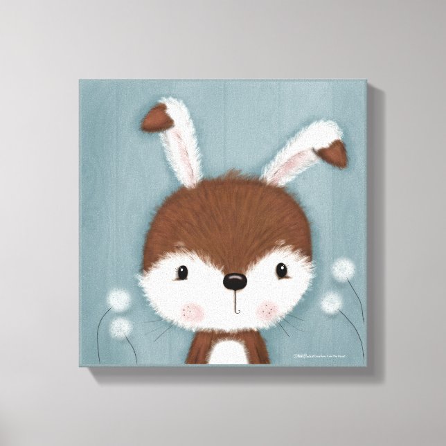 Toile Portrait de Bunny Woodland (Recto)