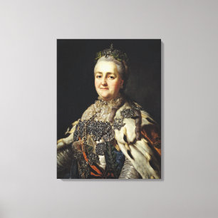 Toile Portrait de Catherine II de Russie