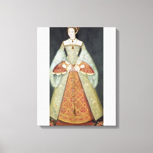 Toile Portrait de Catherine Parr (1512-48) (Recto)