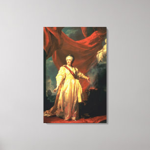 Toile Portrait de Catherine The Great comme législateur
