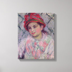 Toile Portrait de Claude Monet   de Blanche Hoschede