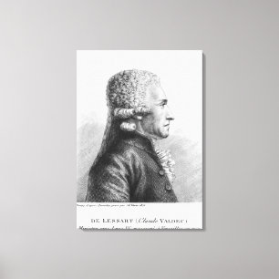 Toile Portrait de Claude Valdec de Lessart