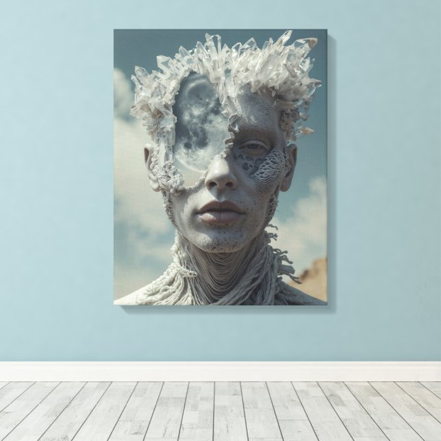 Toile Portrait de cristal (Insitu (Plancher de Bois))