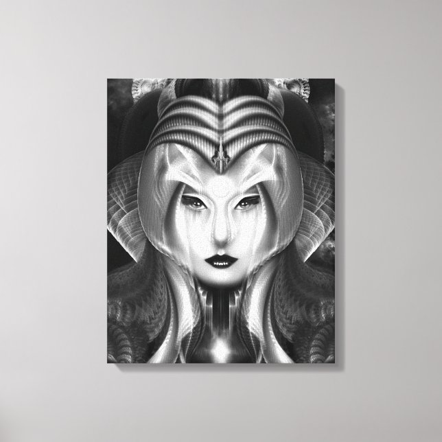 Toile Portrait De Cyiria Midnight Bright Canvas Imprimer (Recto)